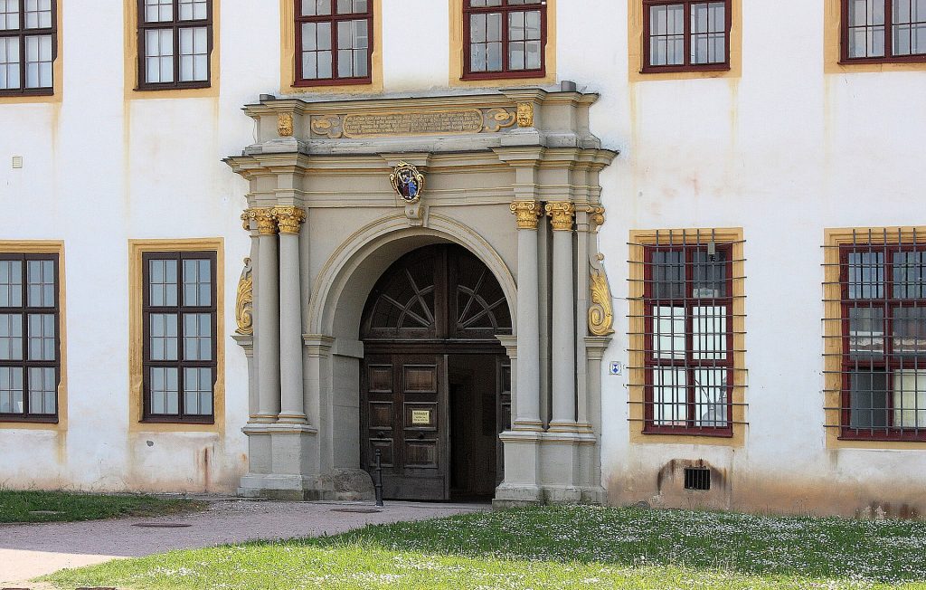 The main portal of Friedenstein