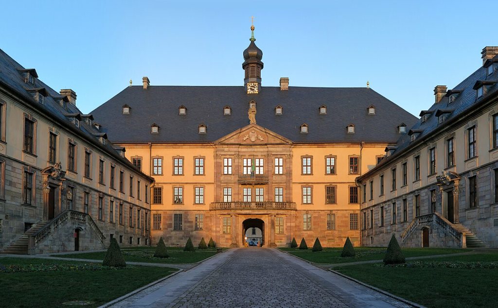 The southwest view of the palace