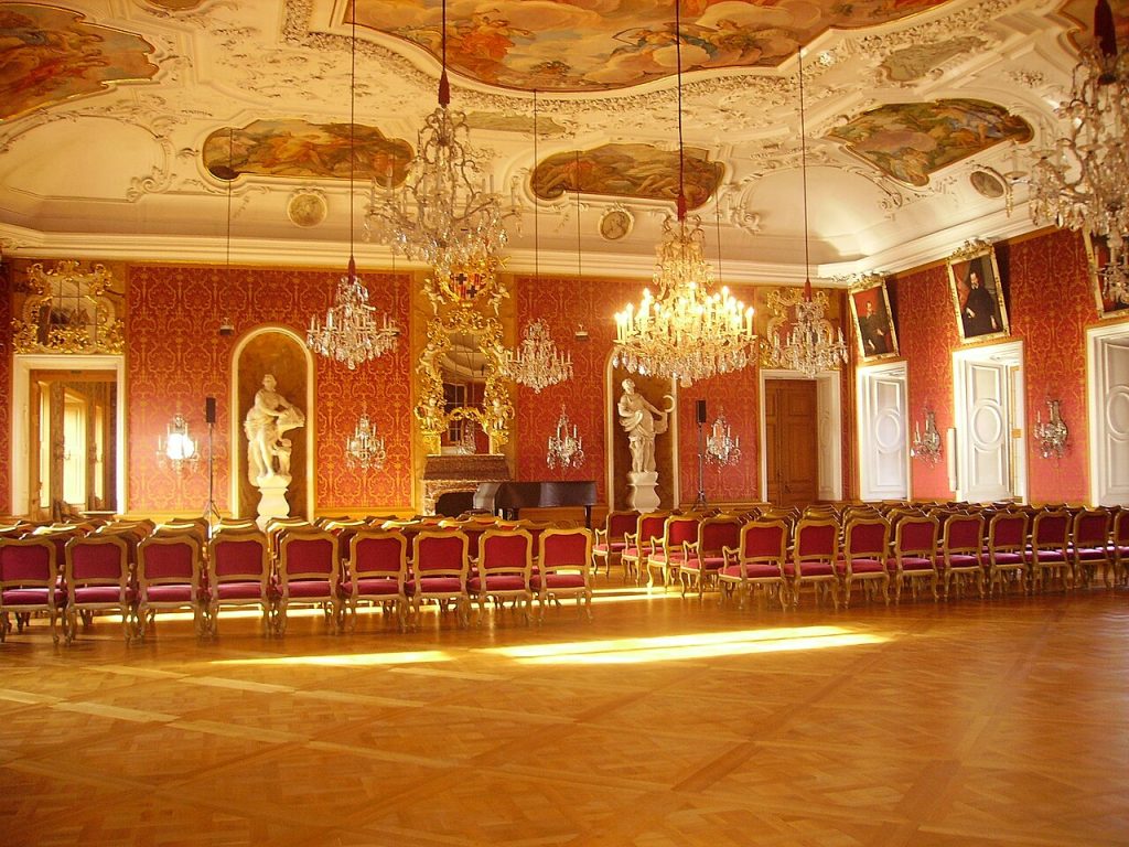 Another view of the Festive Hall