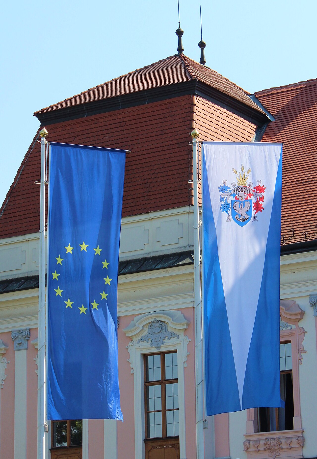 A wing of the Grassalkovich palace