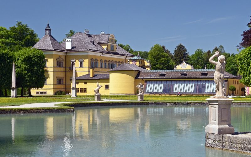 Hellbrunn Palace on the southern edge of Salzburg
