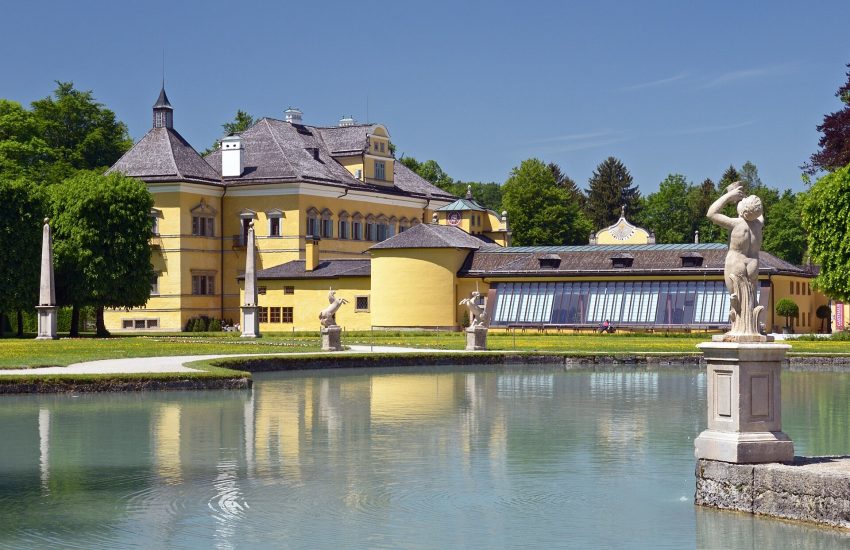 Hellbrunn Palace on the southern edge of Salzburg