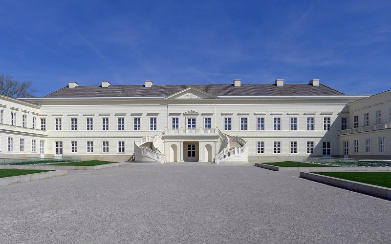 The garden front of Herrenhausen Palace