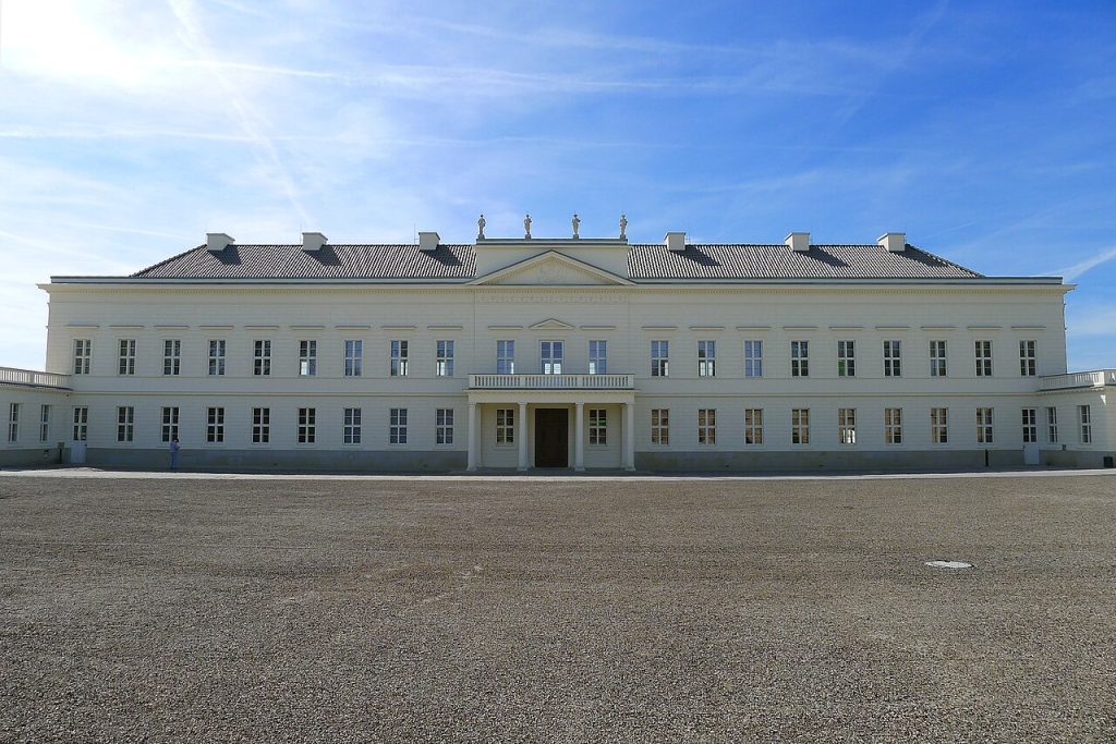 The court of honour of the palace