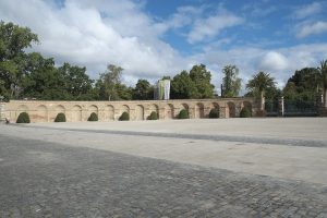 The forecourt of the palace