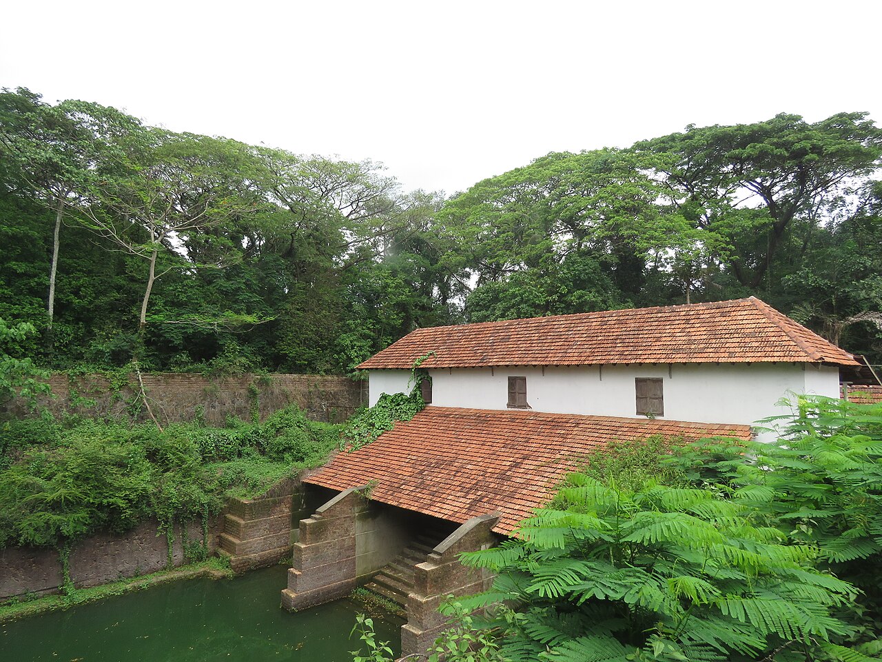 A corner of the Hill Palace complex