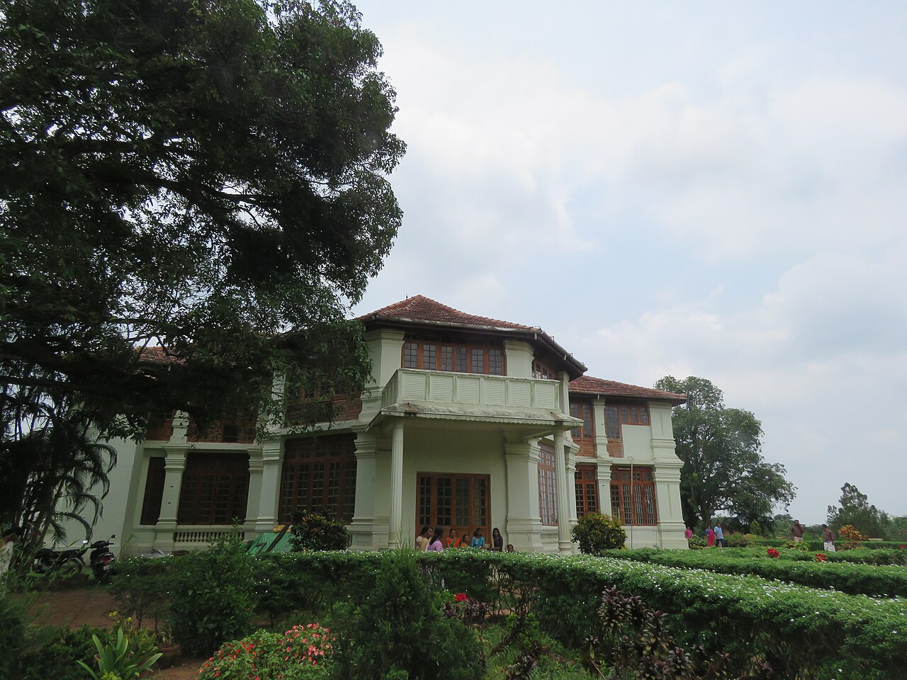 A courtyard of the Hill Palace