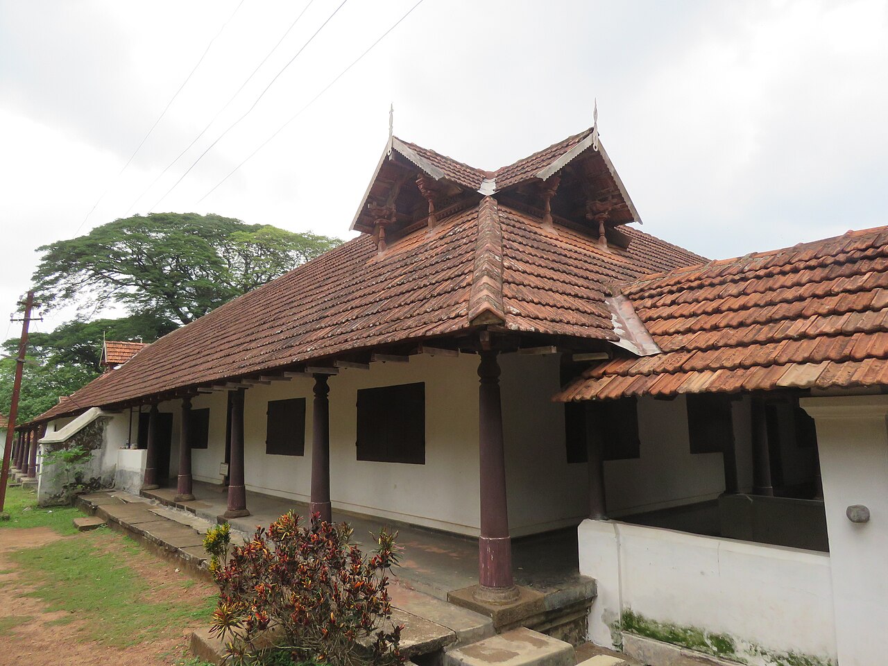 A view of the royal complex at Tripunithura