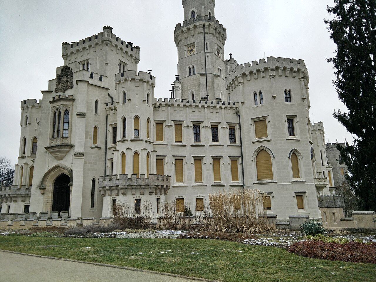A view of the white palace