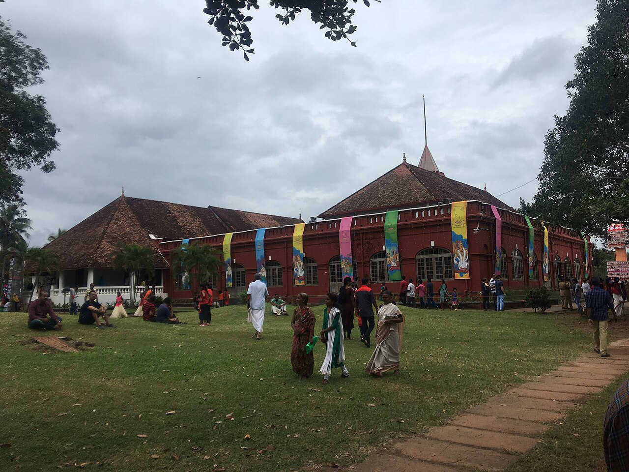The palace grounds in the Kerala capital