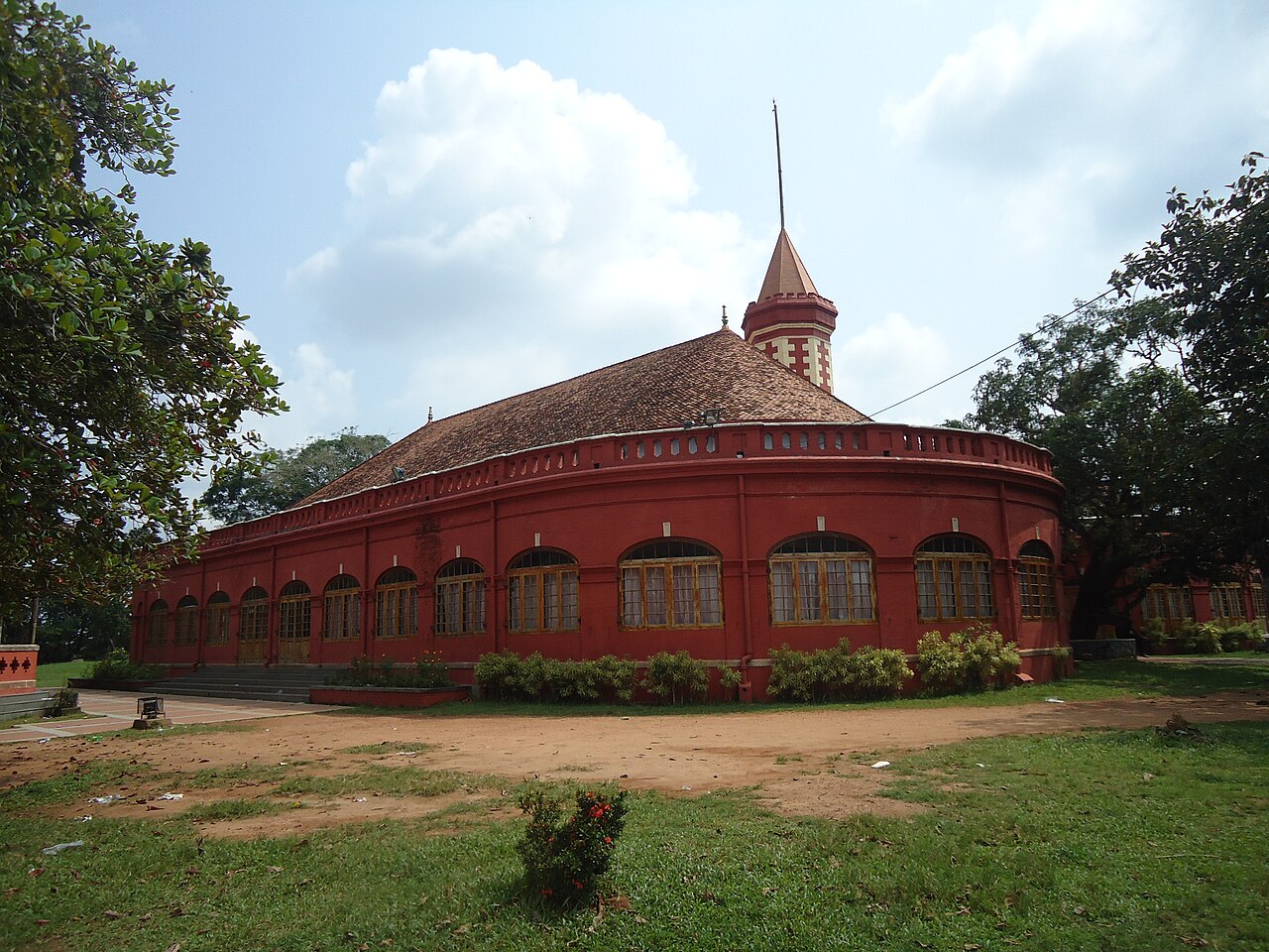 A view of Kanakakunnu Palace