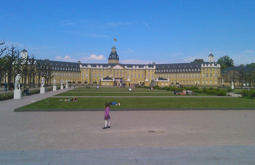 Karlsruhe Palace seen from the front