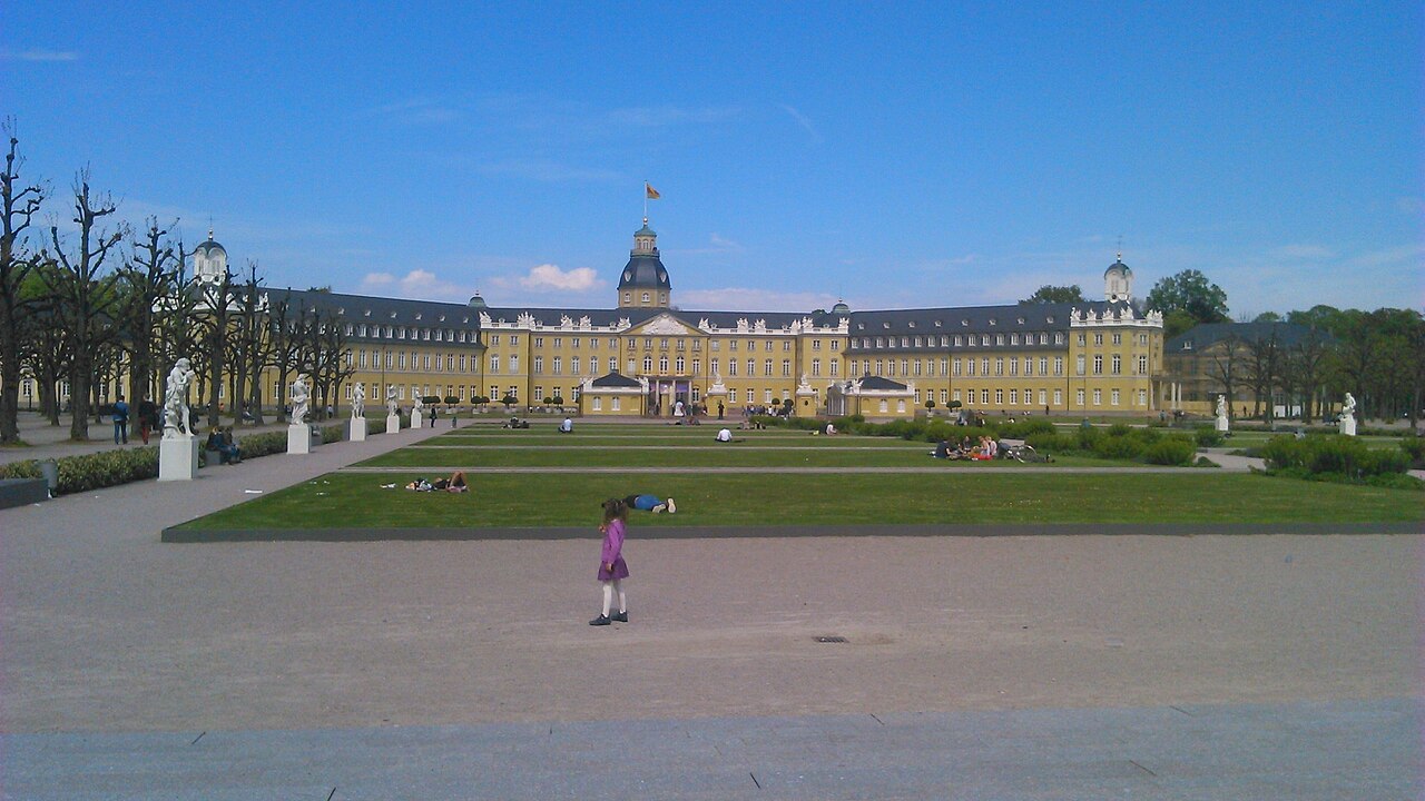 Karlsruhe Palace seen from the front