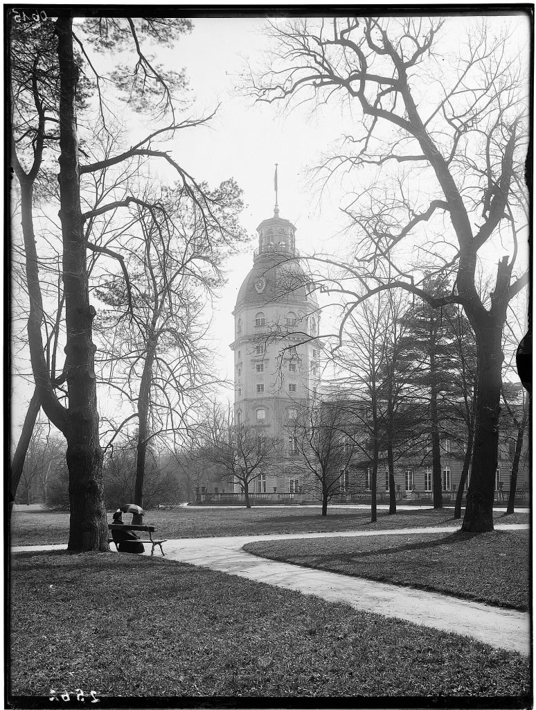 The palace seen from the garden