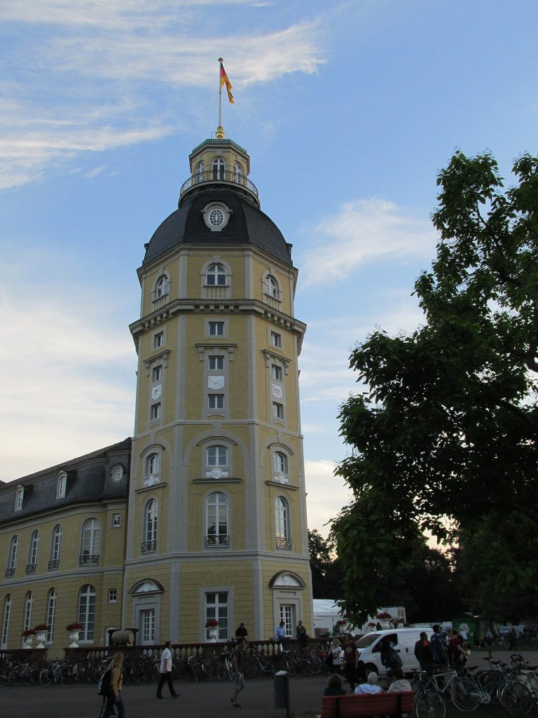 The palace garden panorama