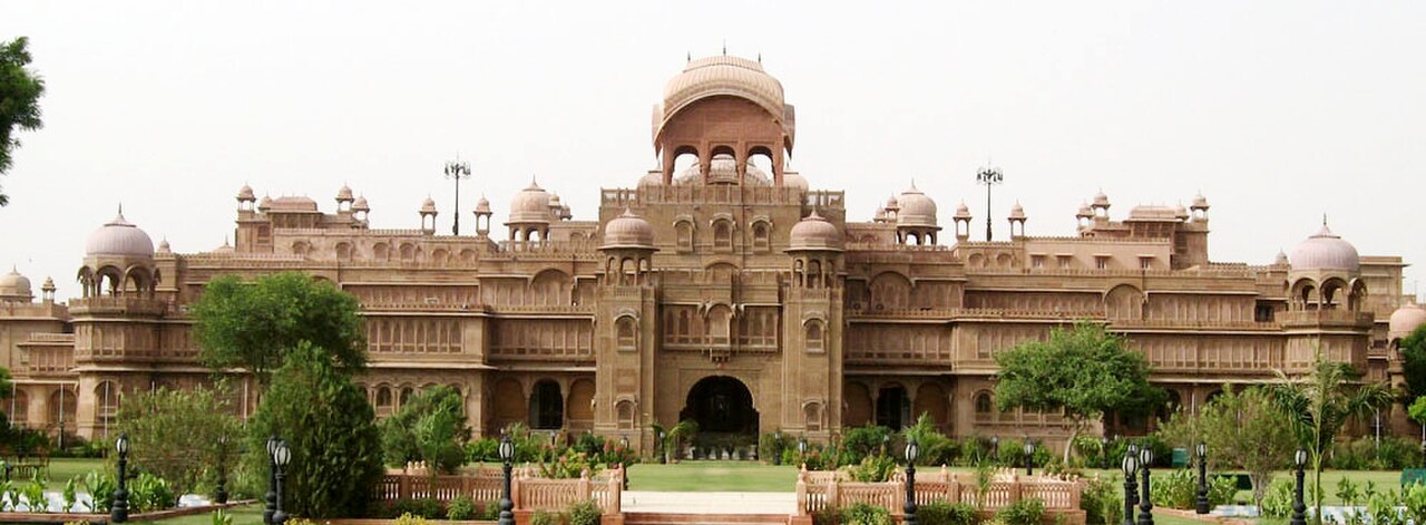 The Laxmi Niwas Palace, part of the Lalgarh complex