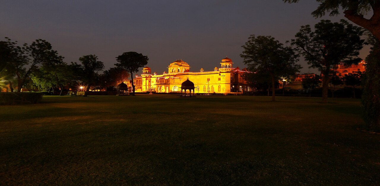 The Lallgarh Palace of the Bikaner maharajas