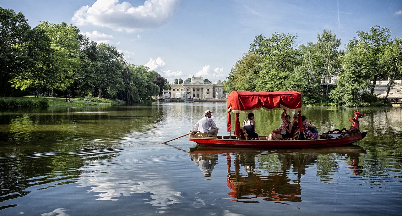 The Palace on the Water in the Royal Baths park