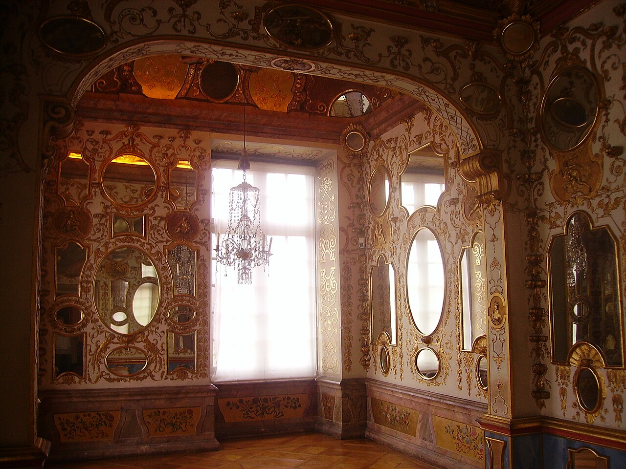The ornate Order Hall of the palace