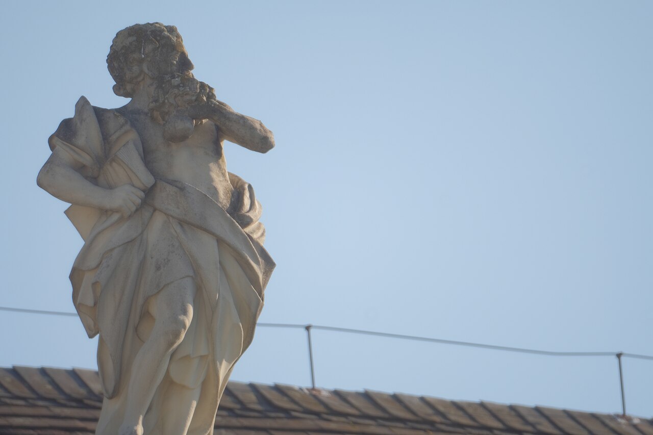 A wing of the baroque palace