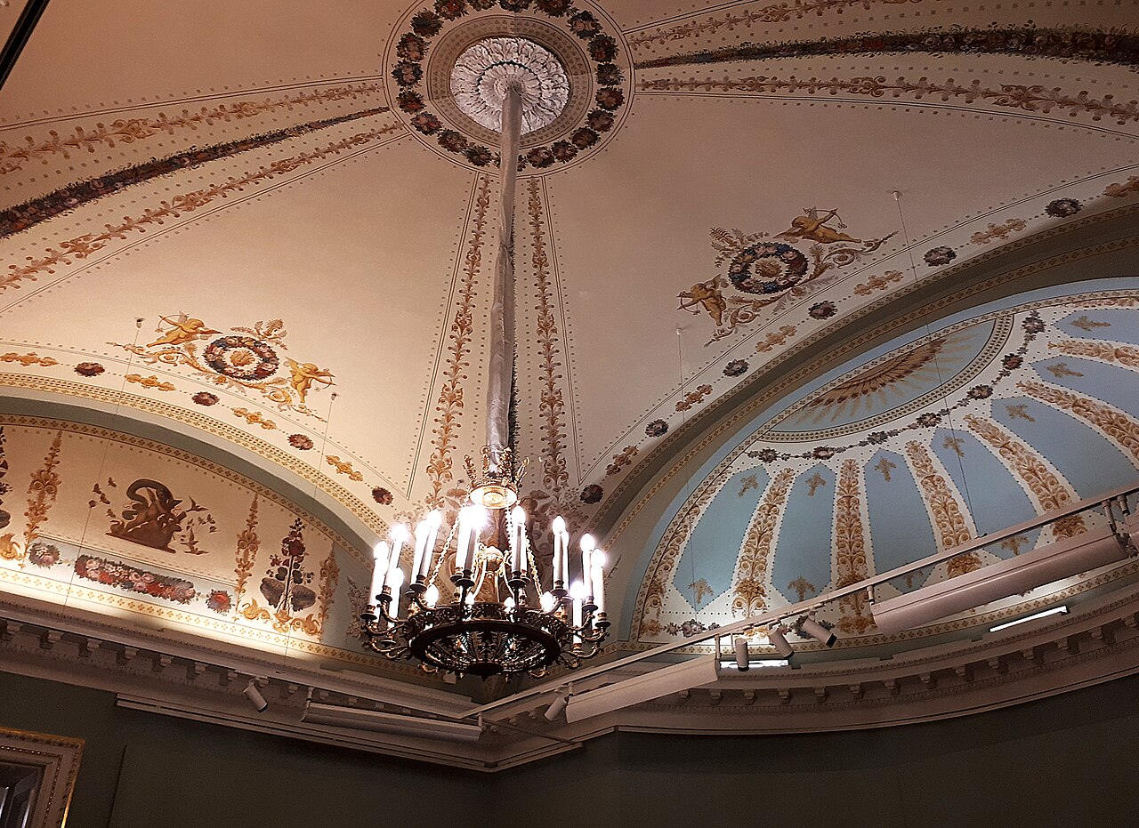 A detail of the interior decoration