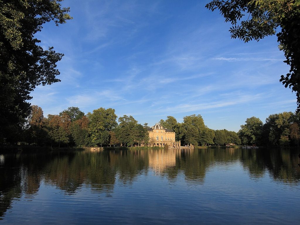The lakeside palace of Monrepos