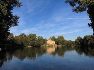 The lakeside palace of Monrepos