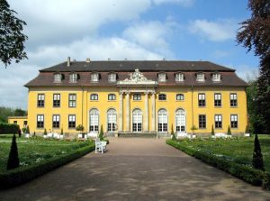 The palace front