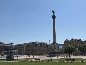 The Jubilee Column on the Schlossplatz