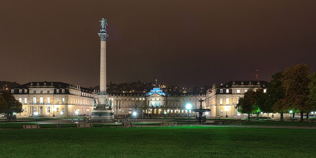 The New Palace in summer
