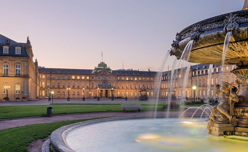 The palace in spring