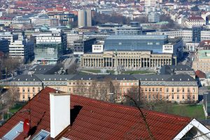 The palace and the Konigsbau square