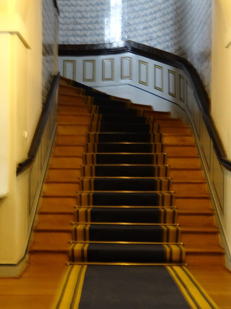 The main hall of Nieborow Palace
