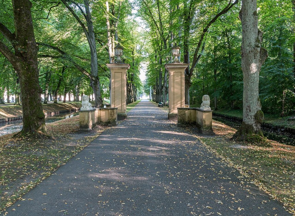 The palace park