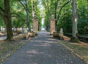 The palace park