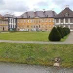 The court of honour of Oranienbaum Palace