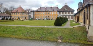 The court of honour of Oranienbaum Palace