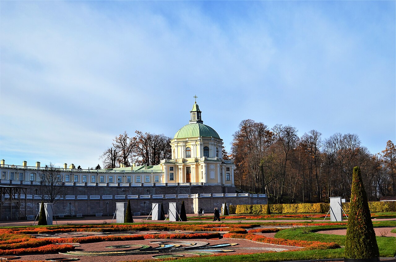 A view of the Grand Palace of Oranienbaum