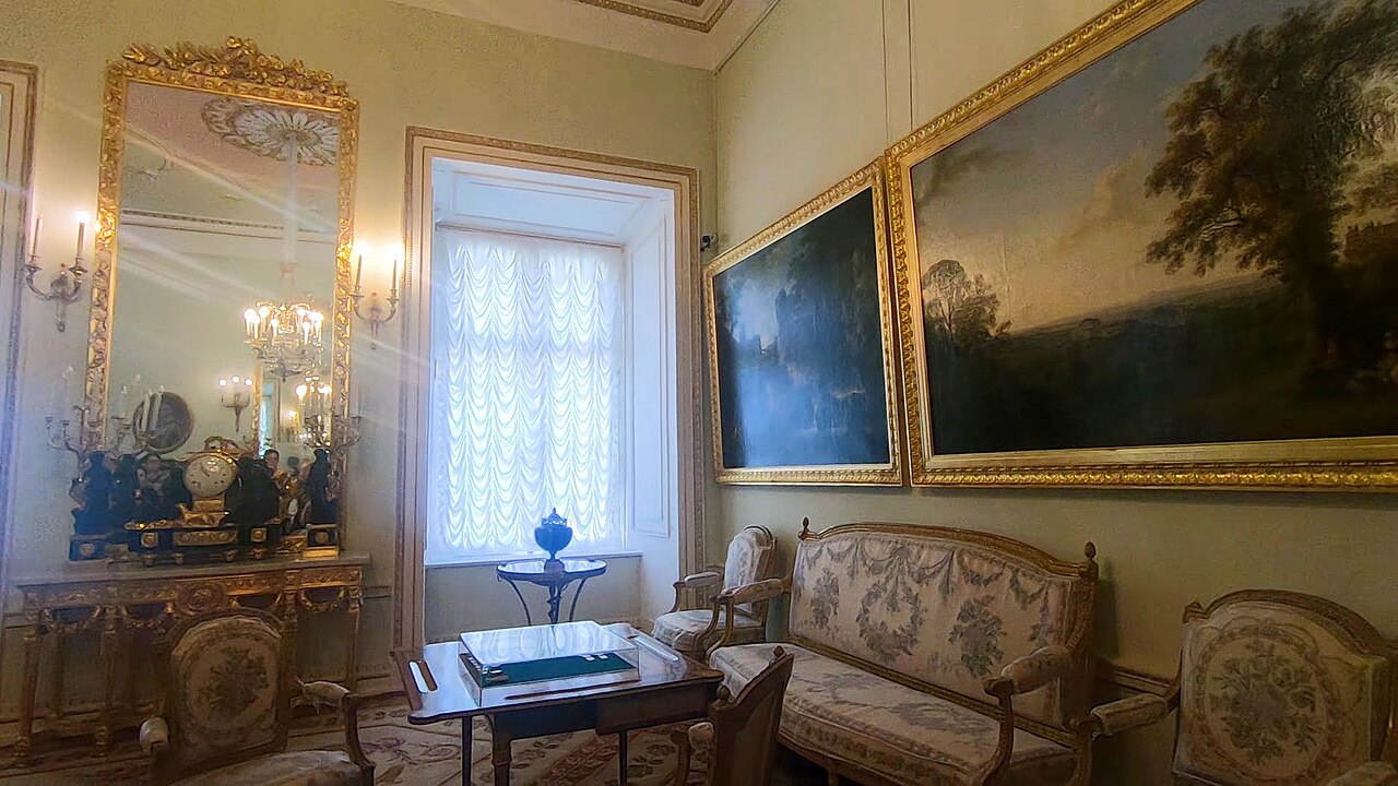 A carefully composed interior reflecting Maria Feodorovnas taste