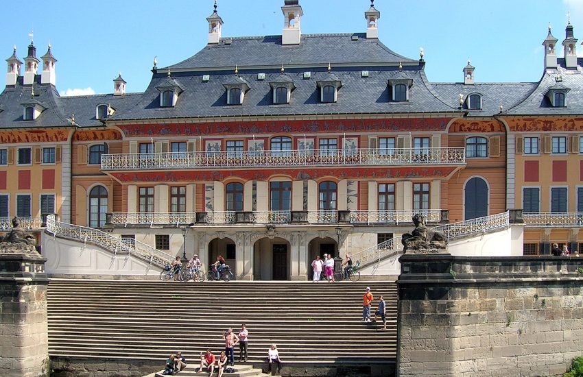 Pillnitz Palace on the Elbe near Dresden