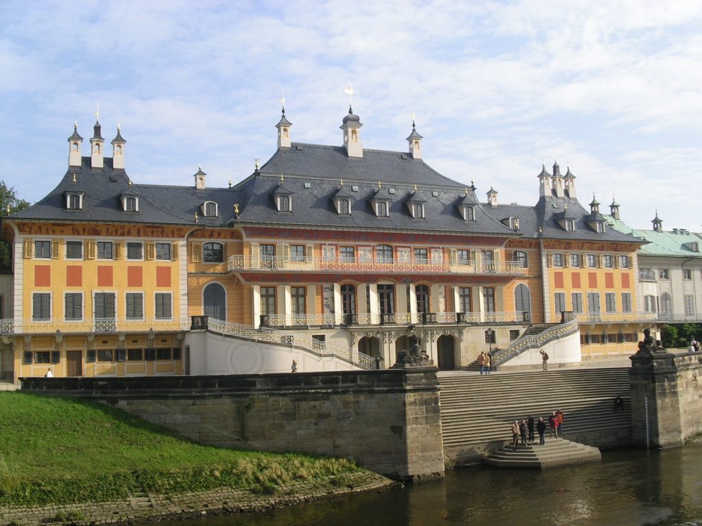 The Water Palace seen from the Elbe