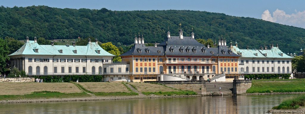 The river front of the Water Palace