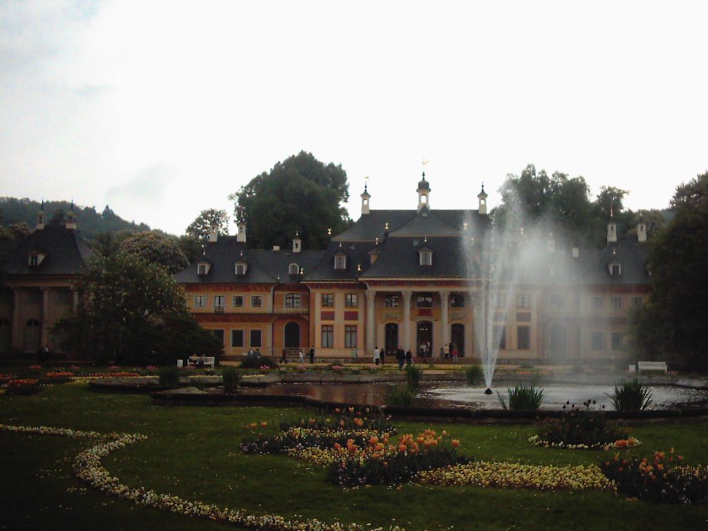 The Hill Palace facing the garden