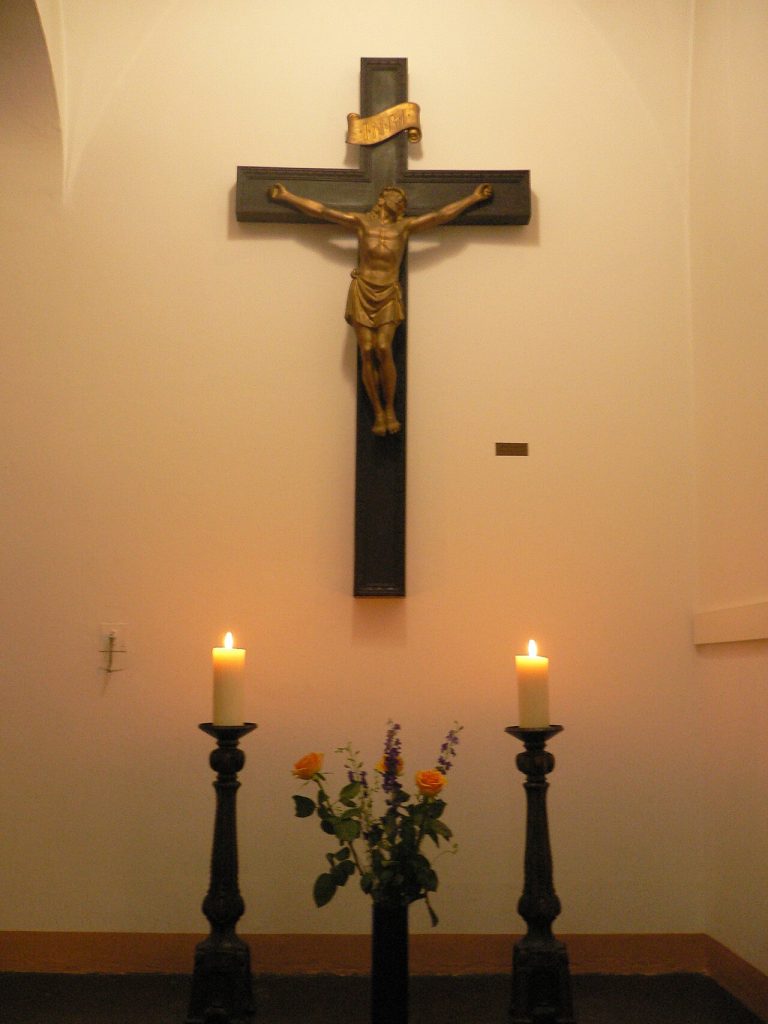 Inside the palace church