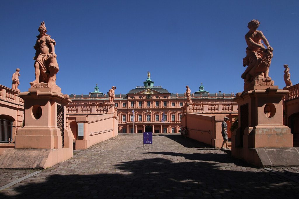 Rastatt Palace on a sunny day