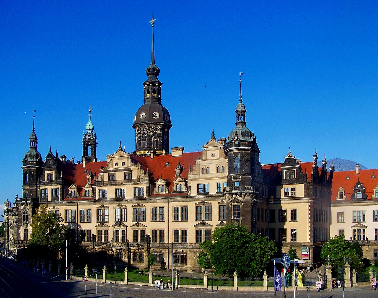 The Dresden Residenzschloss, the royal castle of the Saxon rulers