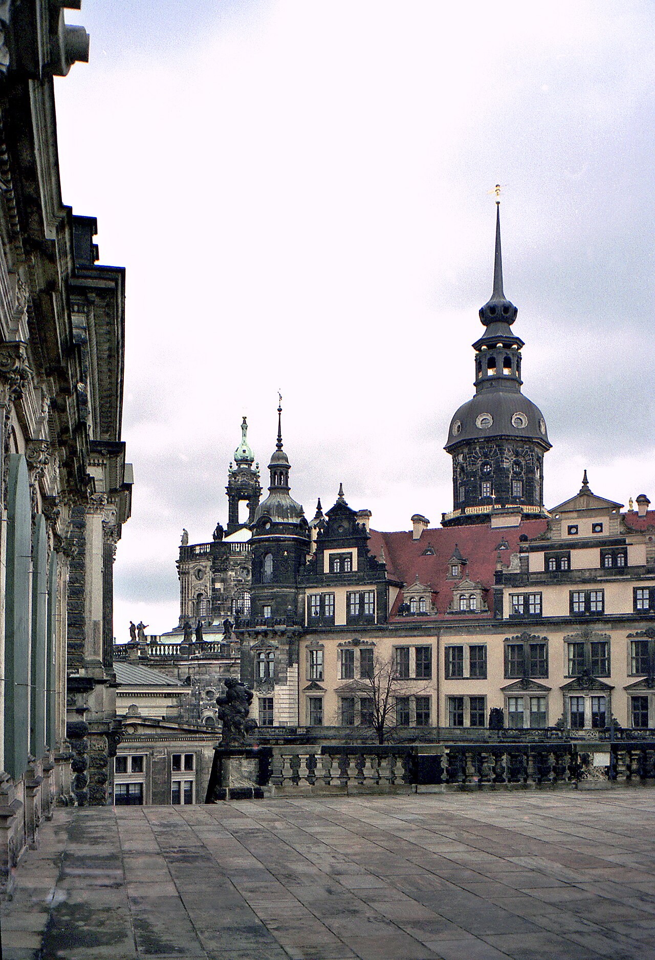A courtyard wing of the Residenzschloss