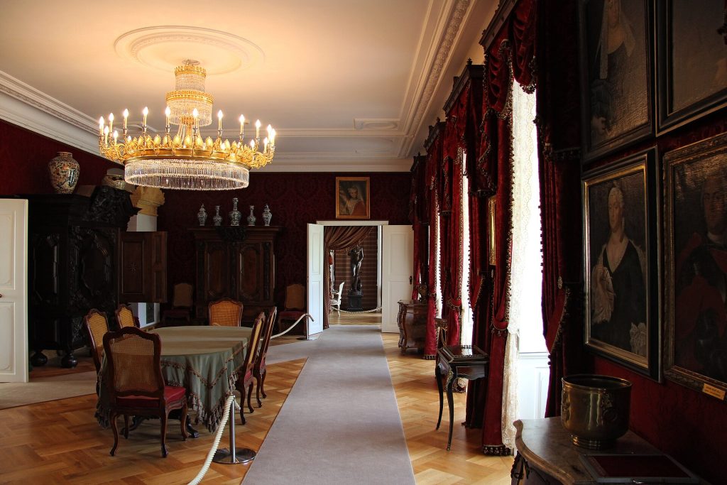 A historic interior of the palace