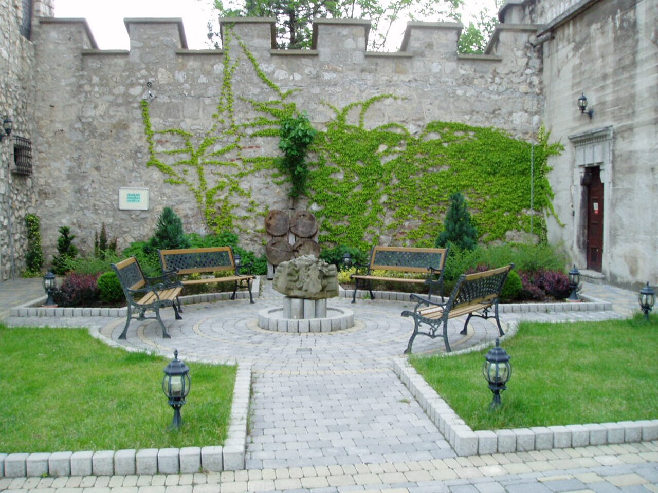 The gardens of Smolenice Castle