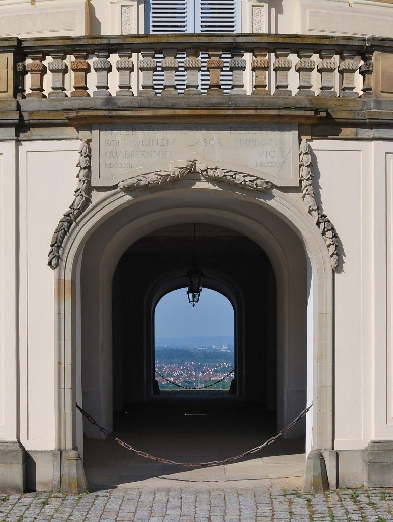 The Solitude Allee toward Ludwigsburg